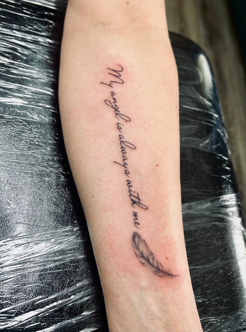 Надписи — Vinnikova Tattoo